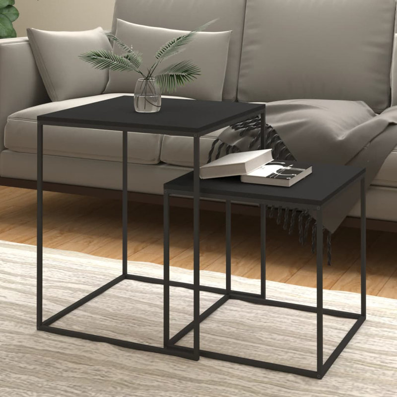Ensemble de tables basses Orenda, Brun