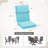 20 x 20 Inch Outdoor Rocking Chair Cushion Set-129347497