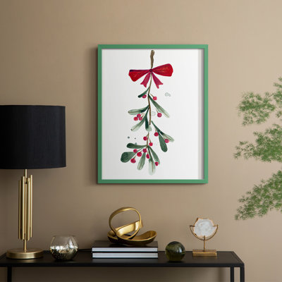 Warm Winter Wishes VI, reproduction encadrée - bois massif