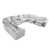 Silver Gray Polyester