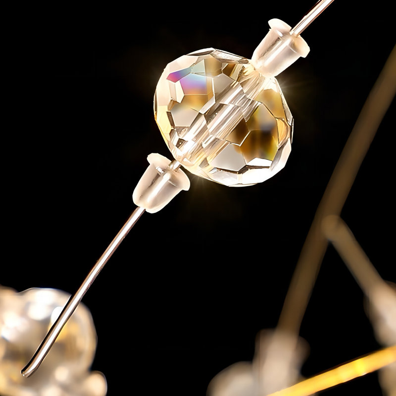 Wallin 16 - Light Sputnik Crystal Sphere Chandelier, Gold