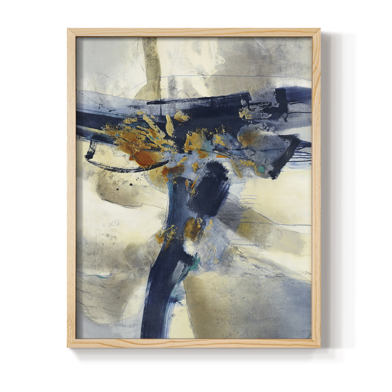 Blast Framed Print - Solid Wood, Natural, 11" H x 9" W