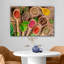 Multicolore, épices en cuillères, cuisine et cuisine, photographie, décoration murale, art moderne-98161375