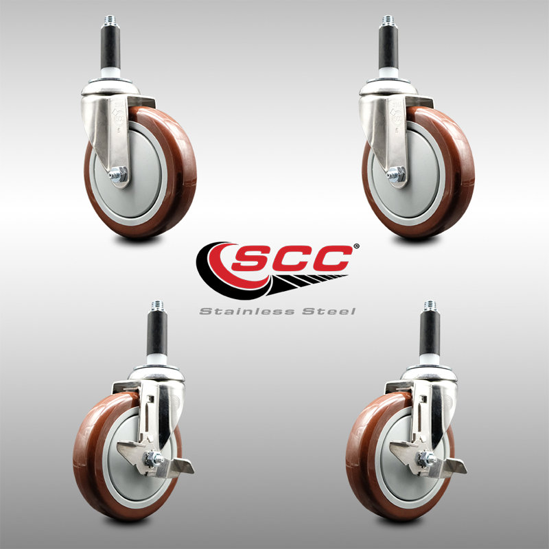 Ensemble de roulettes extensibles 5 pi.