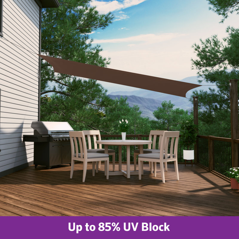 142" x 96" Rectangle Shade Sail, Mocha