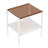 2-piece Modern End Tables Rectangle Side Table with Tempered Glass Top & MDF Storage Shelf, Living Room Accent Tables-1889556390-1889556399