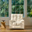 Fauteuil inclinable électrique berçant avec dossier gaufré-1905884405
