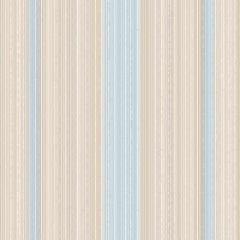 Dinatale 10m x 52.8cm 3D Embossed Matte Finish Pre-pasted Roll, Beige/Blue