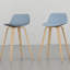 Tabouret à hauteur de comptoir / de bar Bentwood (ensemble de 2)-1776208639