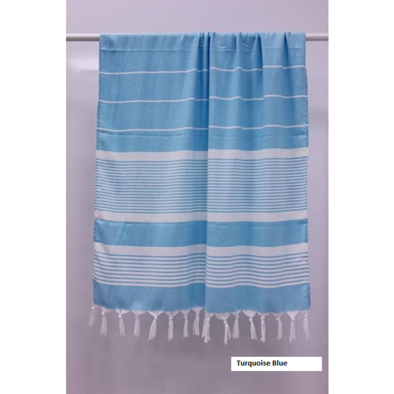Ultra Light Beach Towel, Turquoise Blue