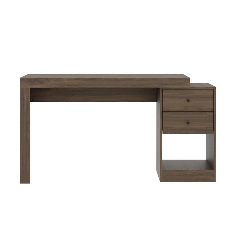 Bureau extensible Techni Mobile, noyer, Brun
