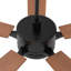Ventilateur de plafond standard à DEL à 5 pales de 52 po avec télécommande et ensemble d'éclairage inclus.