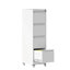 Classeur vertical à 4 tiroirs verrouillables en métal sur roulettes - Armoire verrouillable robuste pour la maison et le bureau-506325539