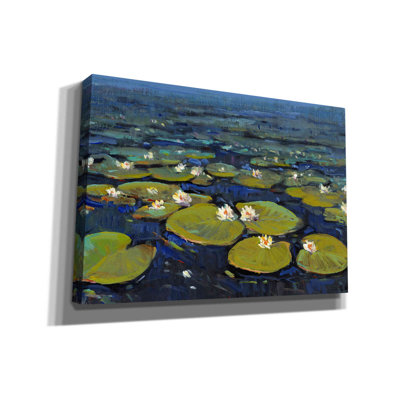 «Lily Pads II» par Tim O'toole, art mural sur toile