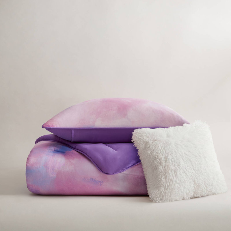 Ensembles de literie modernes, édredon mauve en polyester TG pour la maison