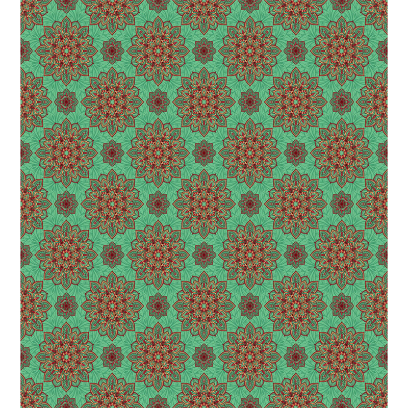 Eclectic Polyester Floral Duvet Cover