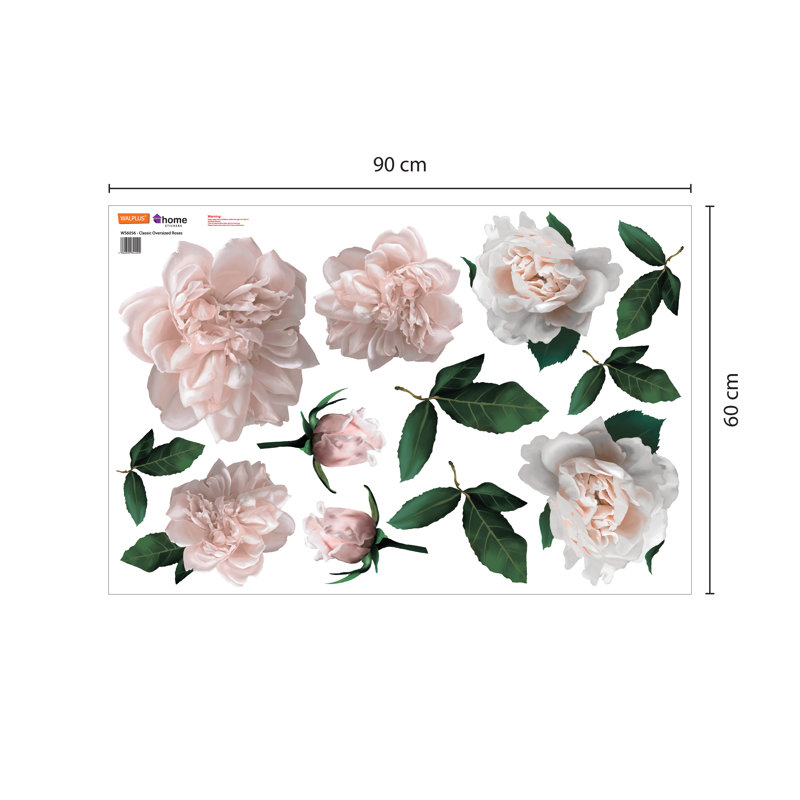 Classic Roses Floral Wall Sticker