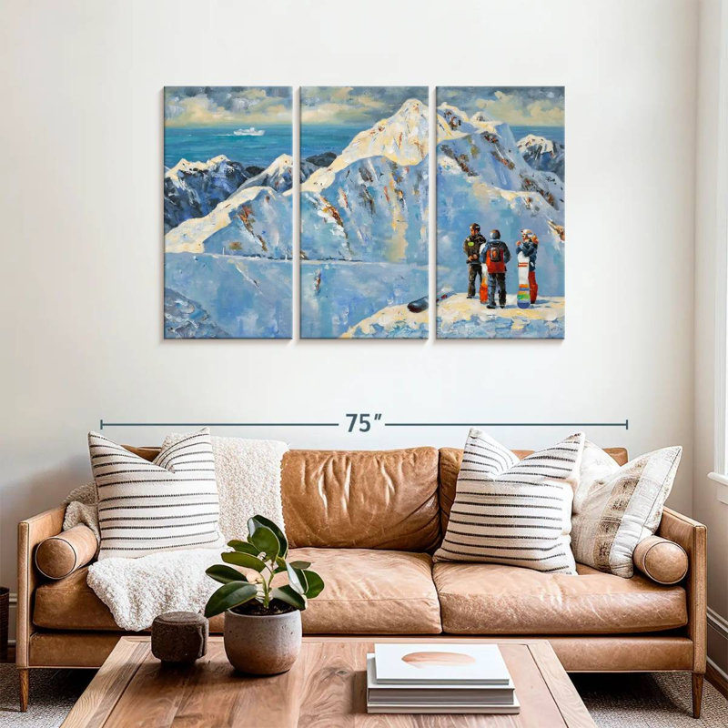 Sireci Ski Mountain, 36" H x 57" W