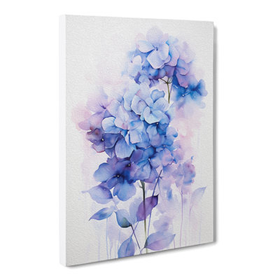 Hydrangea Gestural - No Frame Print