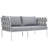 Harmony Outdoor Patio Aluminum Loveseat-816965335