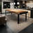 Industrial Style Heavy Solid Wood Dining Table-1051131471
