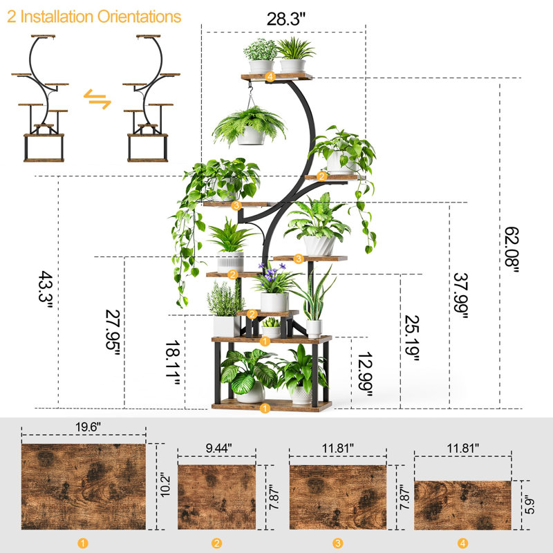 Plant Stand - Set of 10