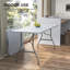 Table pliante robuste en plastique de 6 pi avec serrure et poignée - Portable pour les fêtes intérieures / extérieures, le camping, le pique-nique
