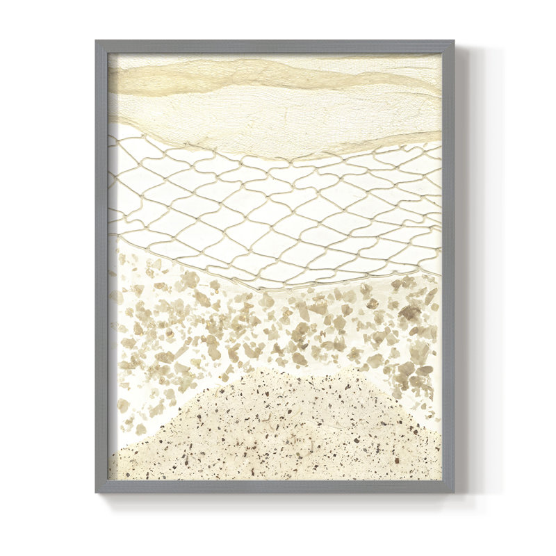 «Coast Away II», reproduction encadrée - bois massif, Gris, H 10 po x l 8 po