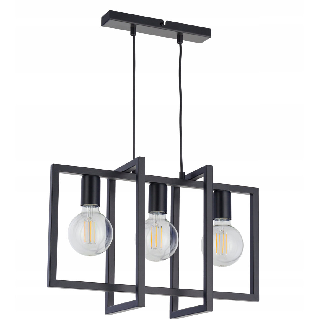 3 - Light Kitchen Island Square / Rectangle Pendant