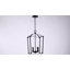 Luminaire suspendu noir mat à 4 lumières-491061586-491061588-491061584