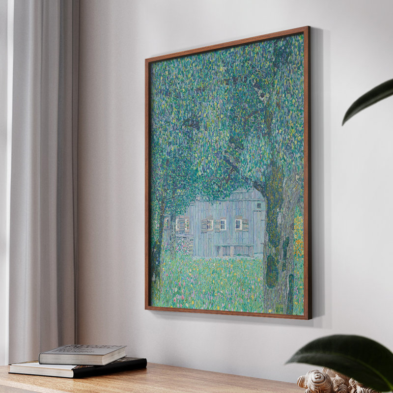Gustav Klimt XXII - reproduction encadrée, Noyer, H 14 po x l 11 po