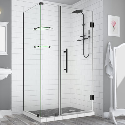 Bromley GS Frameless 50.25" x 72" Rectangle Hinged Shower Enclosure