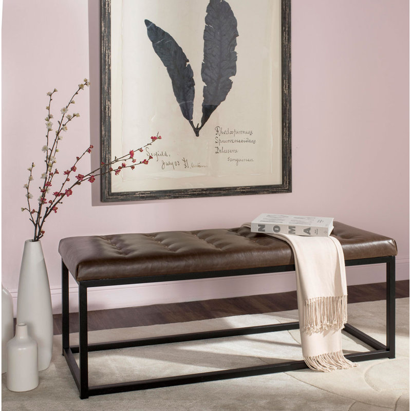Banc Mehd, Brun foncé / noir