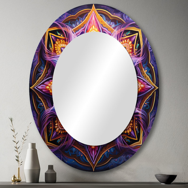 Miroir mural ancien antique, 43 po x 33 po
