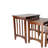 Solid Wood Top Nesting Tables End Table