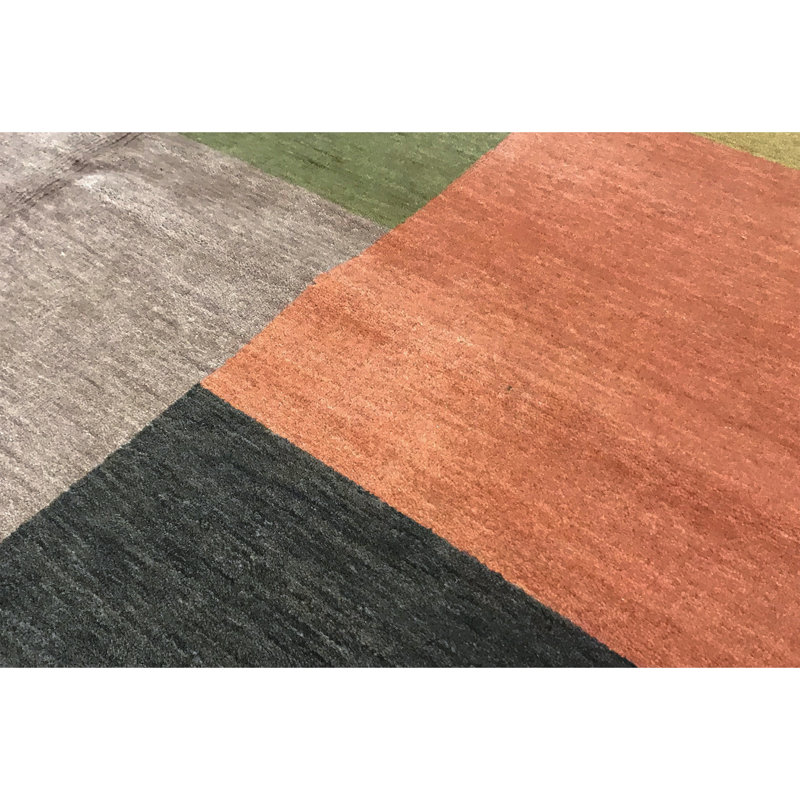 Hand Woven Wool Geometric Area Rug