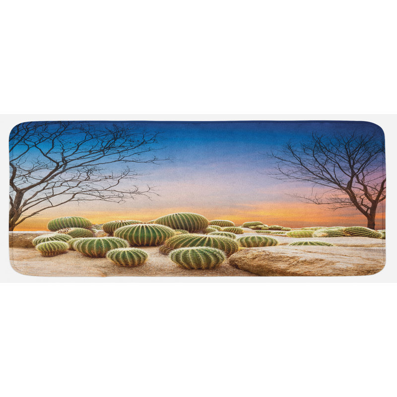 Tapis de cuisine cactus