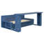 Lit de jour avec rangement et canapé-lit gigogne, bureau convertible et tables d'appoint-1828571840-1828571867