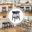 Ensemble de 4 tabourets de bar 26 po en bois massif avec siège rembourré en similicuir noir-1472859806-1449868649