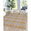 Tapis doré en laine Wallis-1743882228
