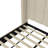 Mickenzi Wingback Platform Bed Frame with Tufted Headboard-998989256