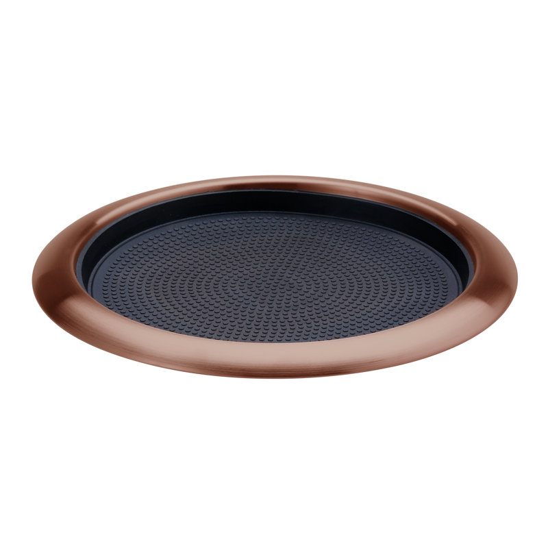 Stainless Steel Removable Insert Serving Tray, Rose Gold