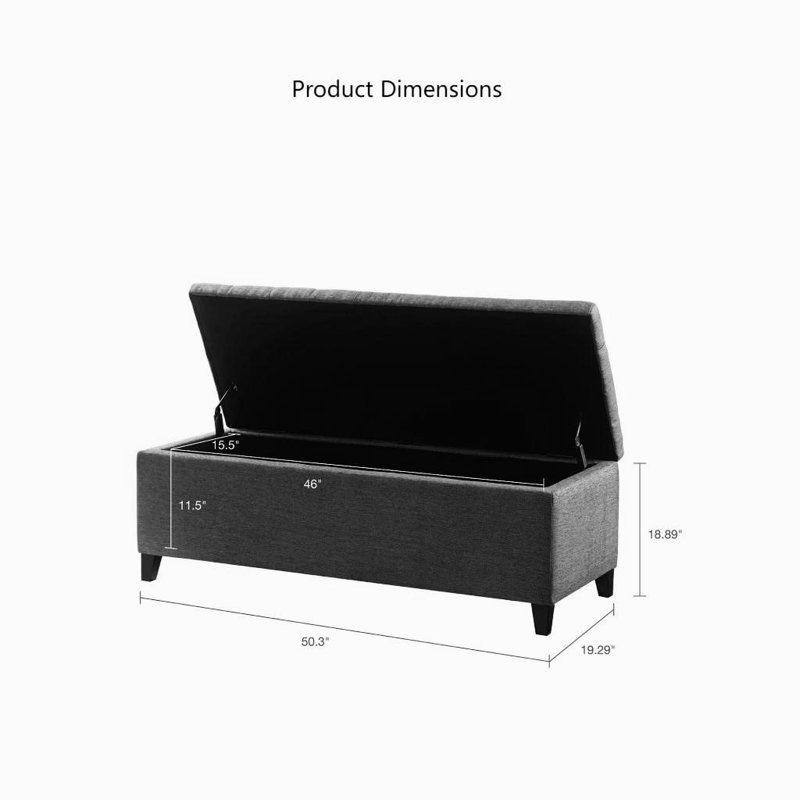 Banc de rangement Madison Park Shandra