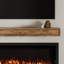 Lotta Wood Fireplace Mantel Shelf - Simple Transitional Design with Grooved Picture Frame Details-1318279493-1318279491