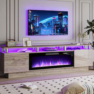 Alazik 70" Modern Electric Fireplace Tv Stand