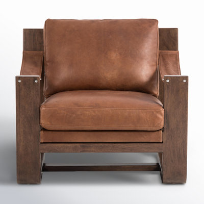 Arista Genuine Leather Armchair