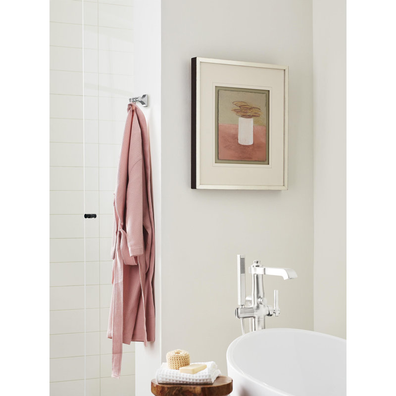 Davenport Wall Mounted Robe Hook, Polished Nickel
