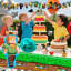 Articles de fête d'anniversaire Minecraft, ensemble de 52 décorations de fête Minecraft