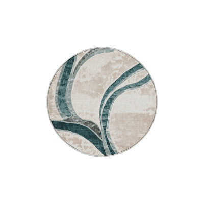 Machine Washable Beige Area Rug