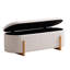 51.2"W Upholstered Boucle Flip Top Storage Bench-665275729-665275733